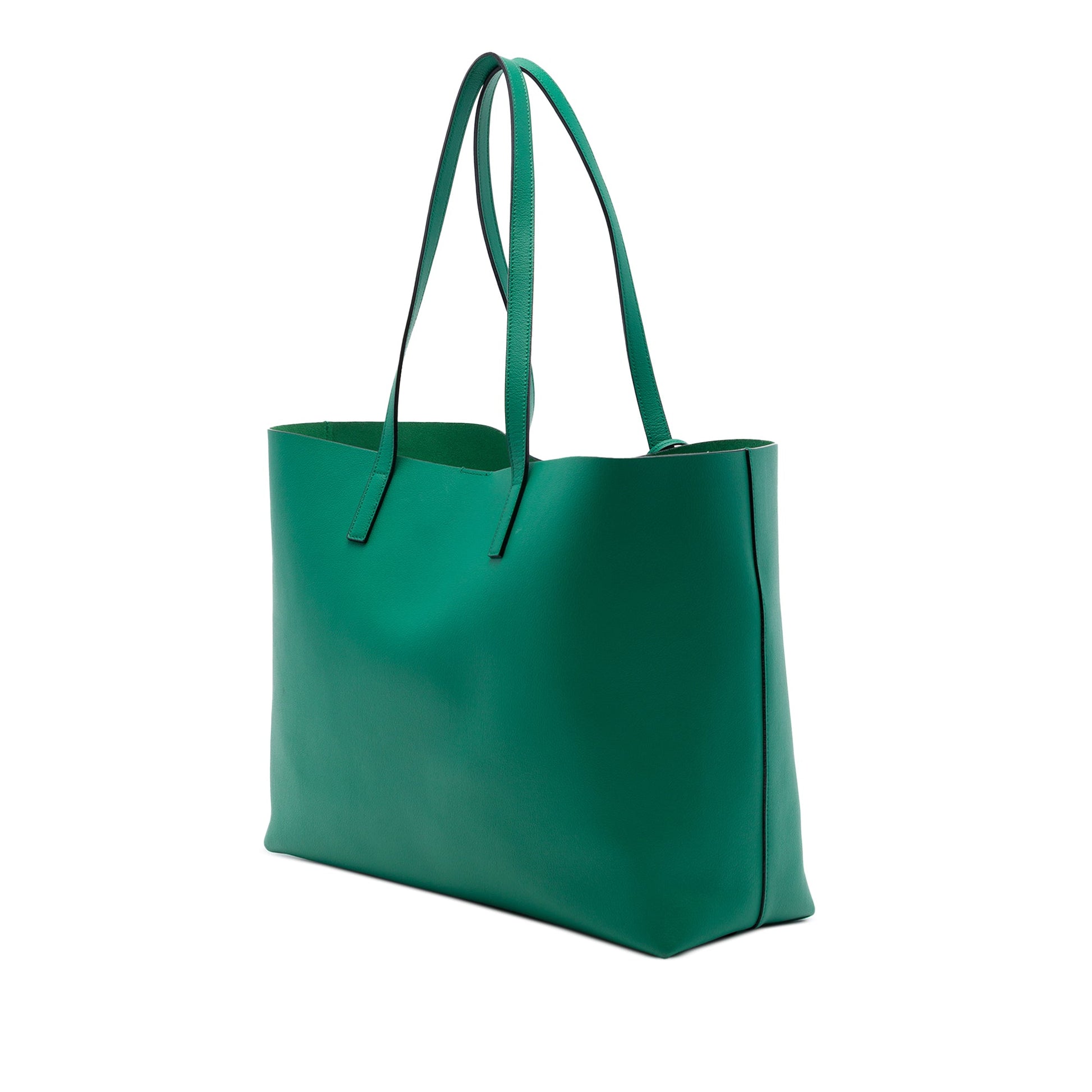 Saint Laurent Large Leather East West Shopping Tote