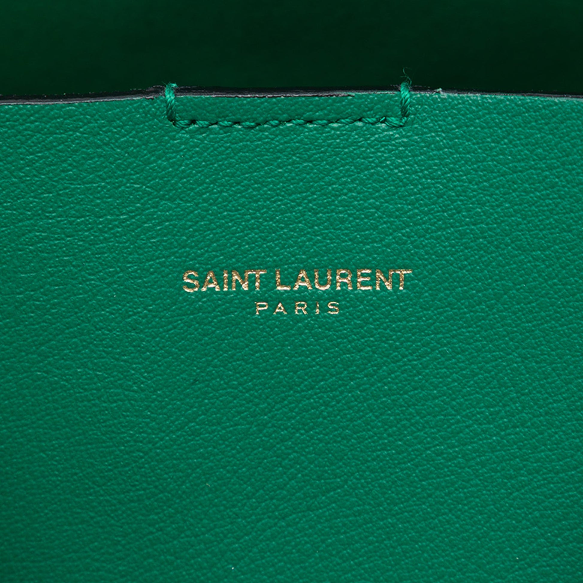Saint Laurent Large Leather East West Shopping Tote