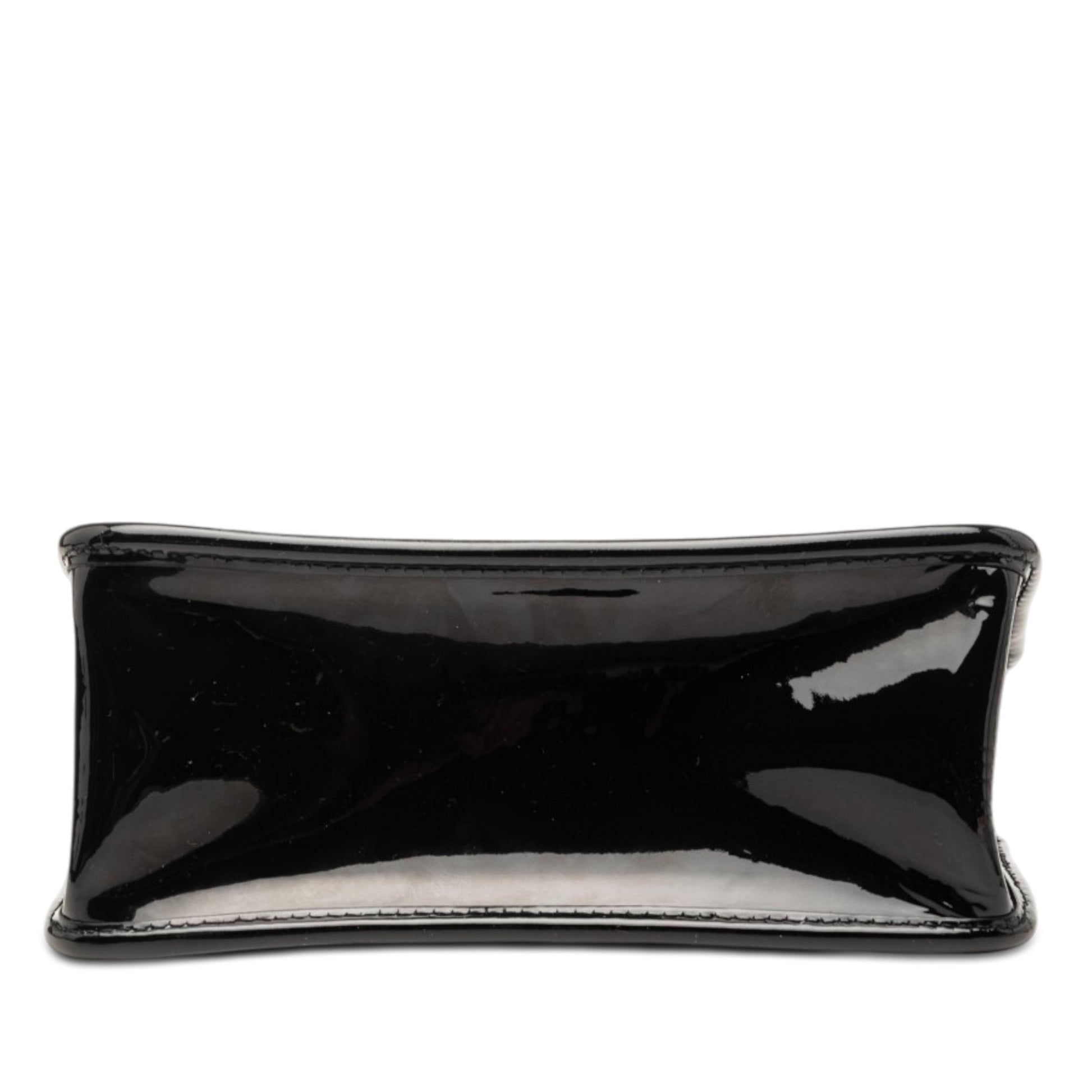Chanel Mini Quilted Patent Graphic Catch Flap