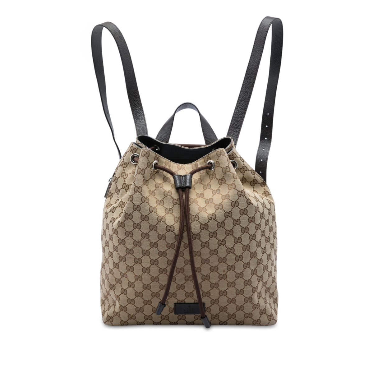 Gucci GG Canvas Drawstring Backpack