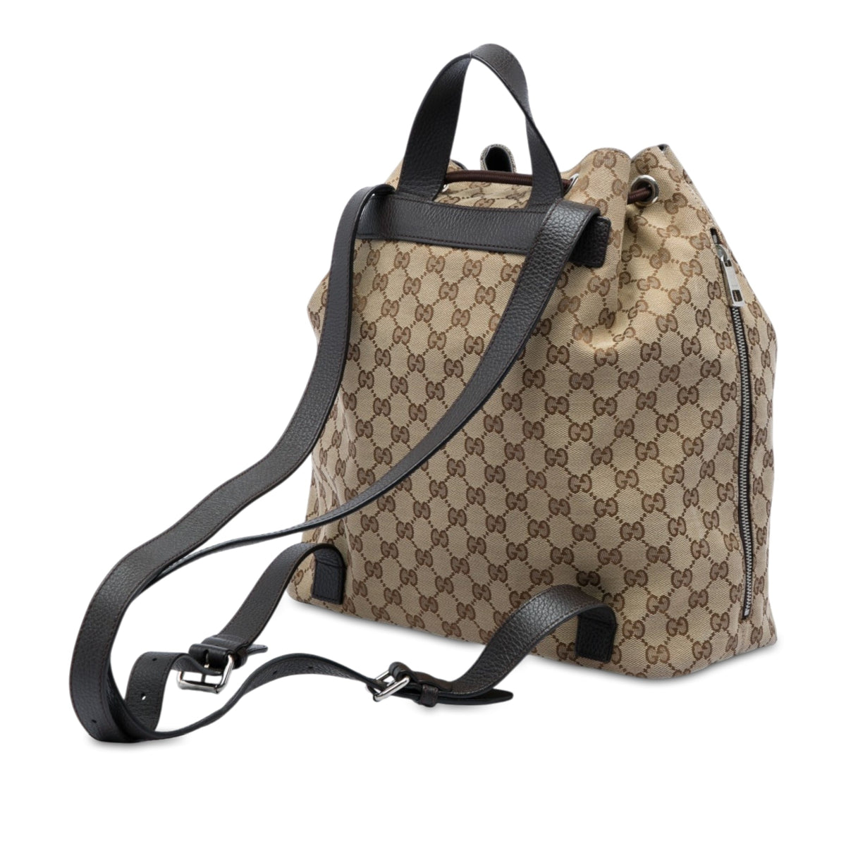 Gucci GG Canvas Drawstring Backpack