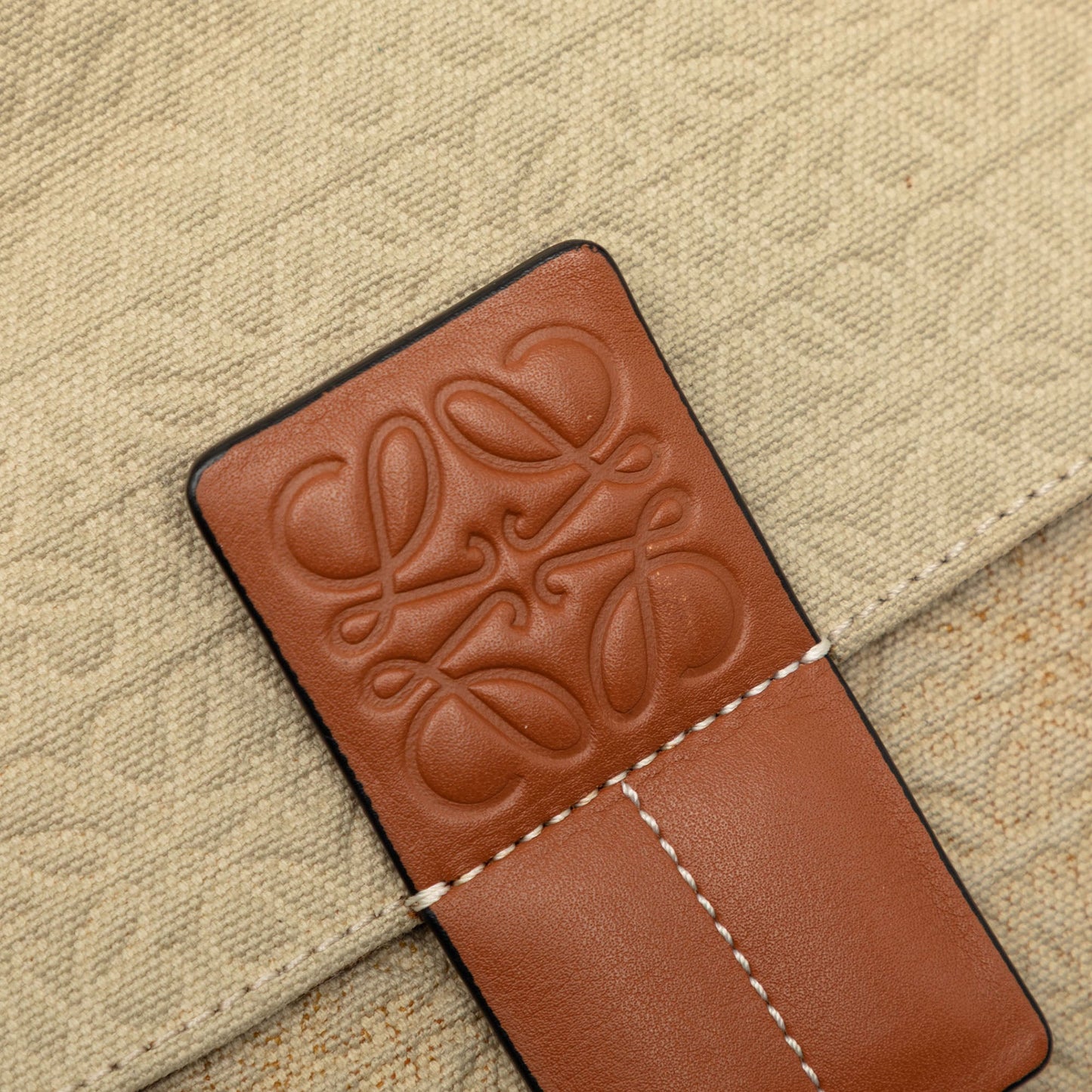 LOEWE Canvas Repeat Anagram Avenue Crossbody