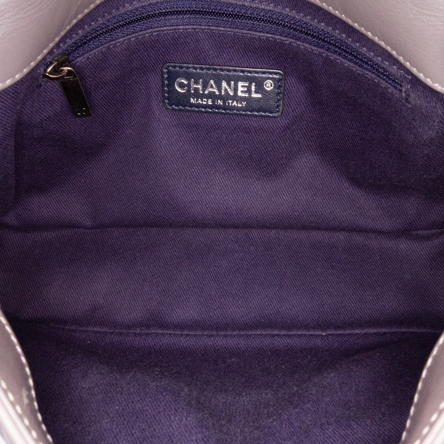 Chanel Quilted Aged Calfskin CC Square Flap