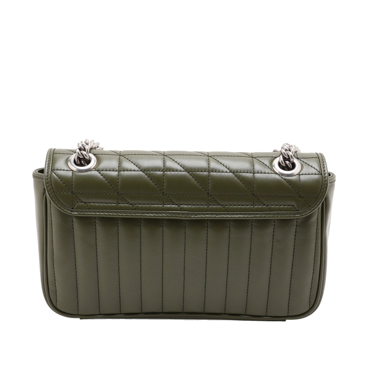 Gucci Small Aria GG Marmont Matelasse Shoulder Bag — Green
