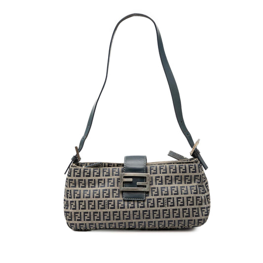 Fendi Zucchino Canvas Shoulder Bag
