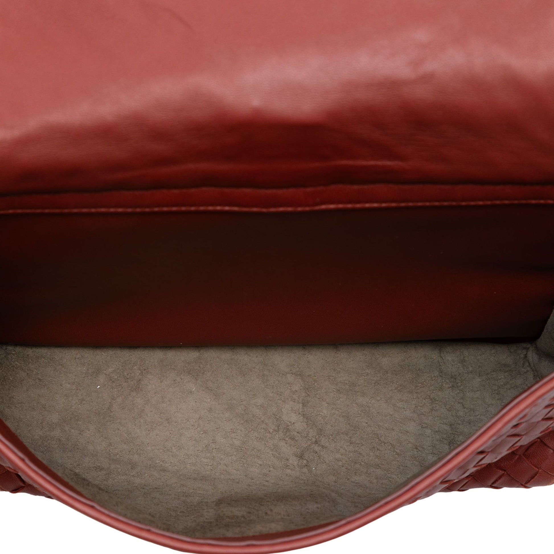 Bottega Veneta Nappa Intrecciato Double Sided Flap Messenger Bag