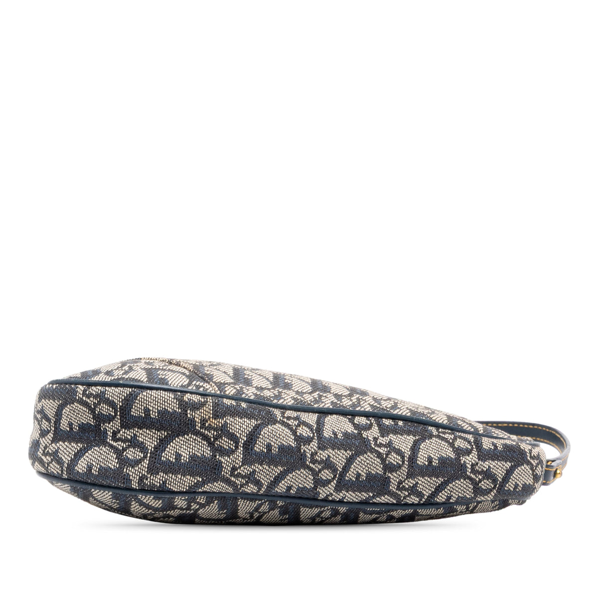 Dior Mini Diorissimo Canvas Saddle Pochette — Blue