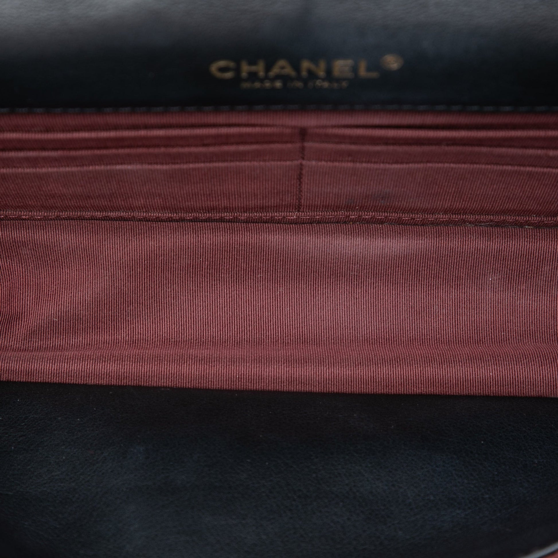 Chanel Quilted Patent Golden Class East West Wallet on Chain