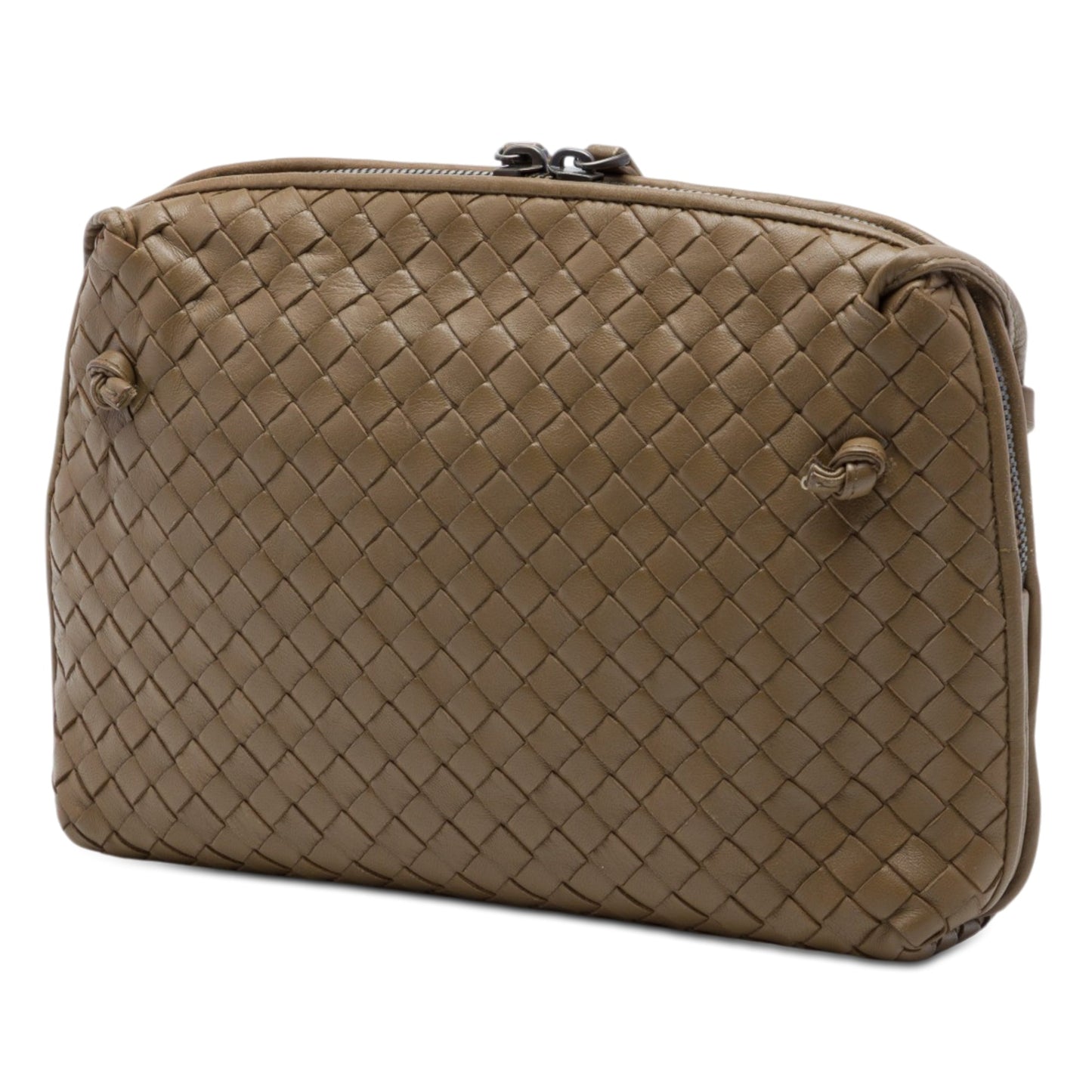Bottega Veneta Nappa Intrecciato Nodini Crossbody