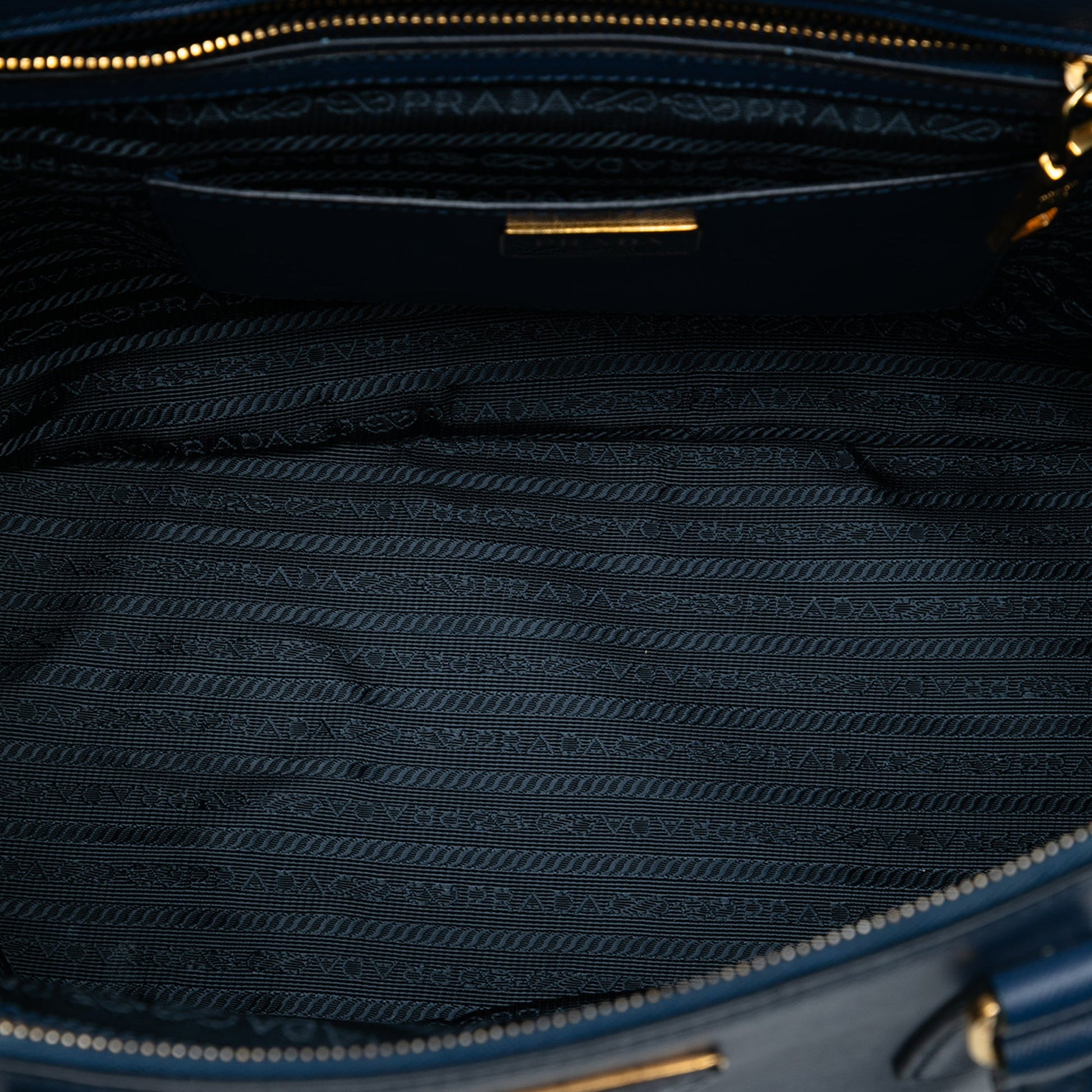 Prada Medium Saffiano Lux Galleria Double Zip Satchel