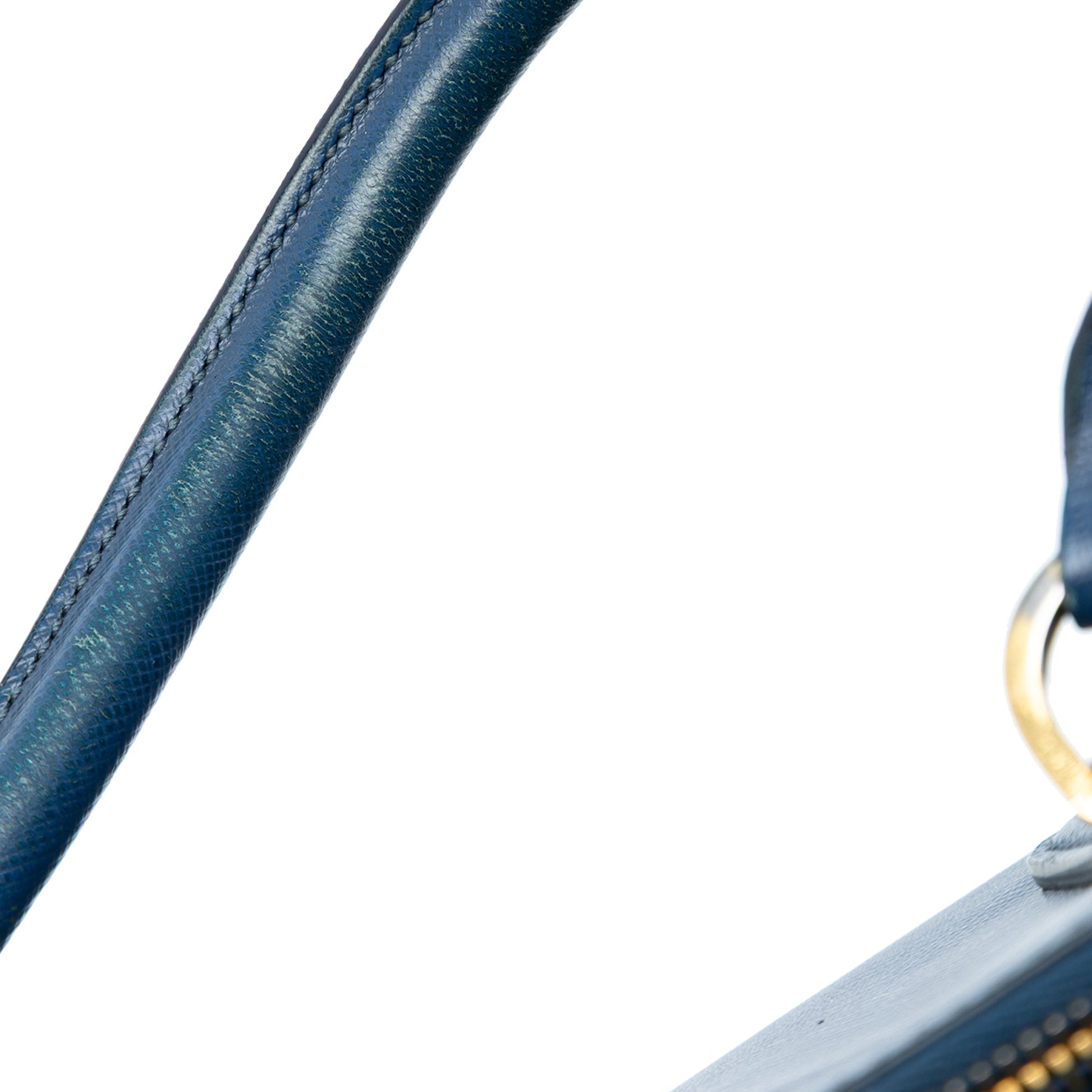 Prada Medium Saffiano Lux Galleria Double Zip Satchel