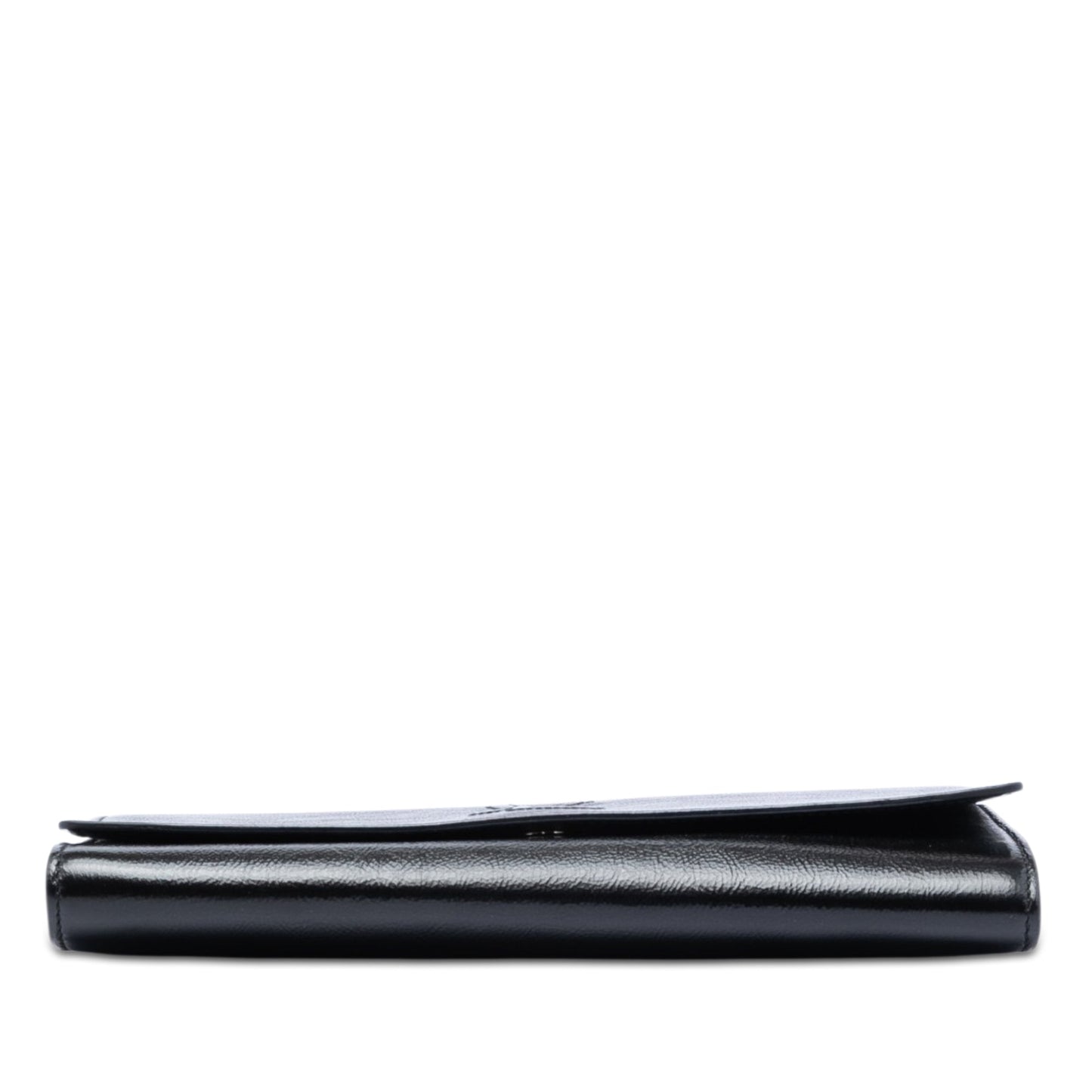 Saint Laurent Small Textured Patent Monogram Belle De Jour Clutch