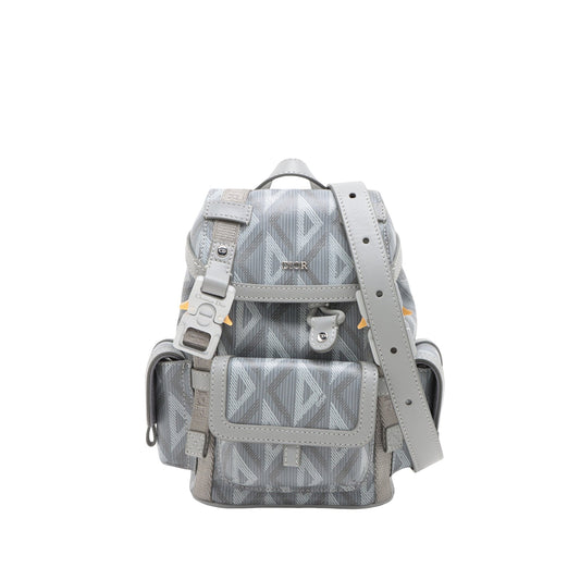 Dior Mini Coated Canvas CD Diamond Hit The Road Backpack