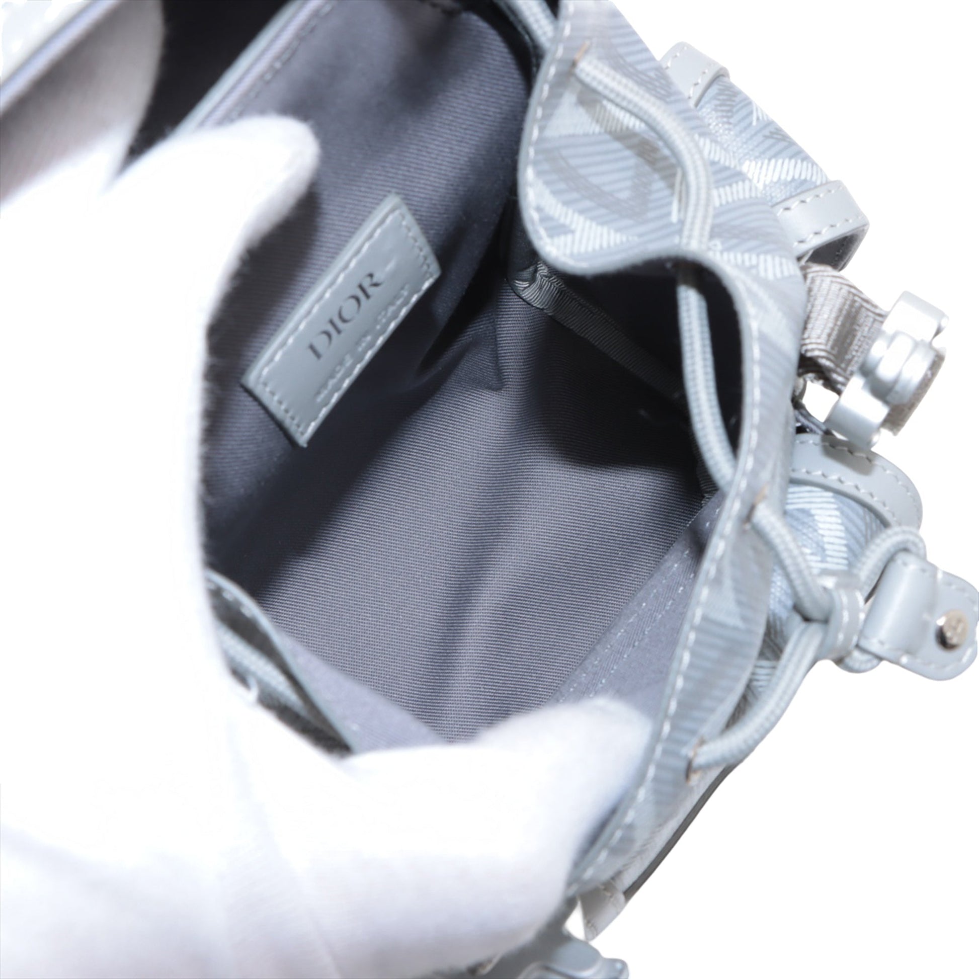 Dior Mini Coated Canvas CD Diamond Hit The Road Backpack