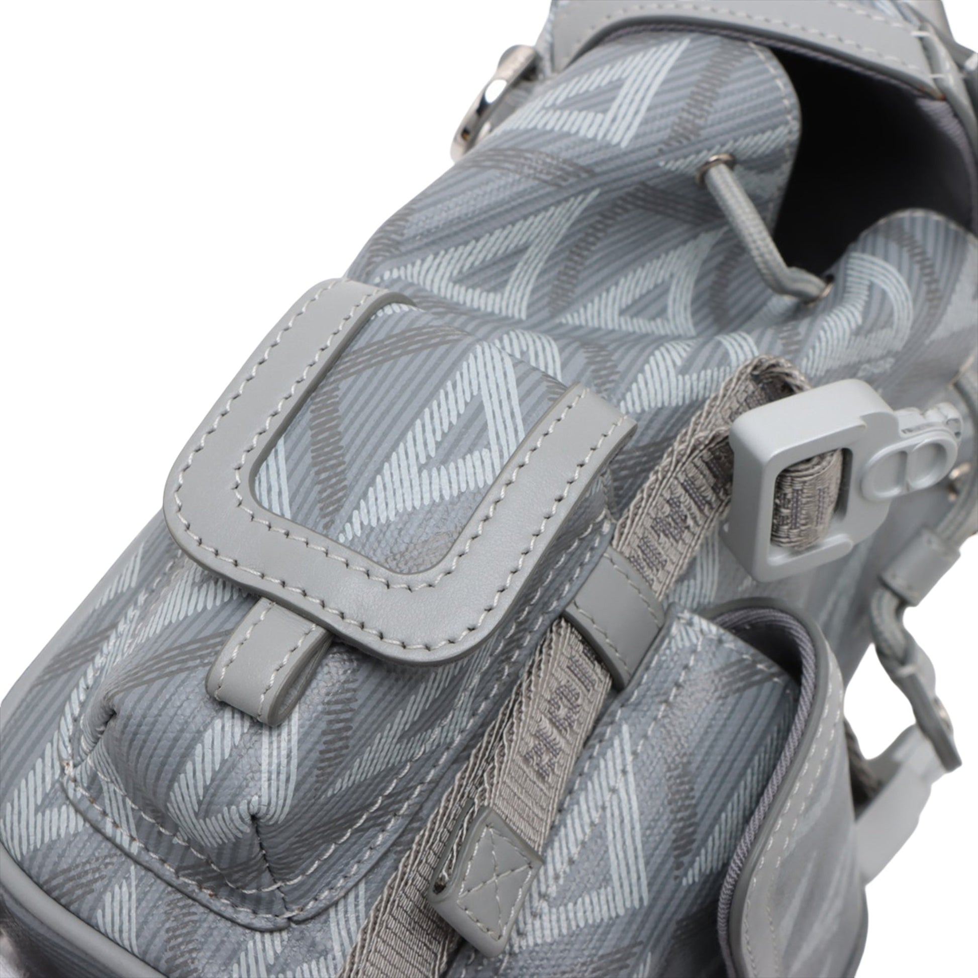 Dior Mini Coated Canvas CD Diamond Hit The Road Backpack