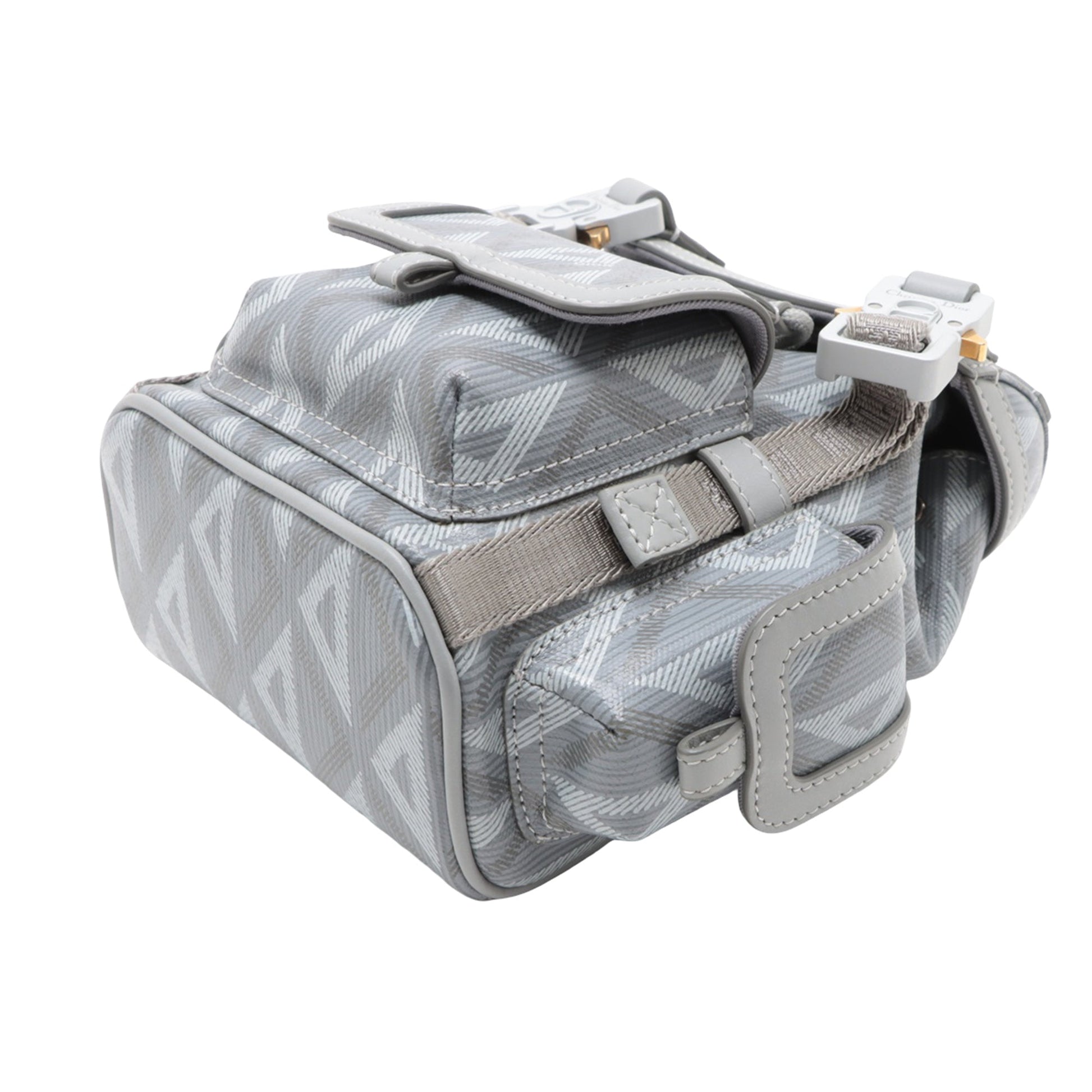 Dior Mini Coated Canvas CD Diamond Hit The Road Backpack