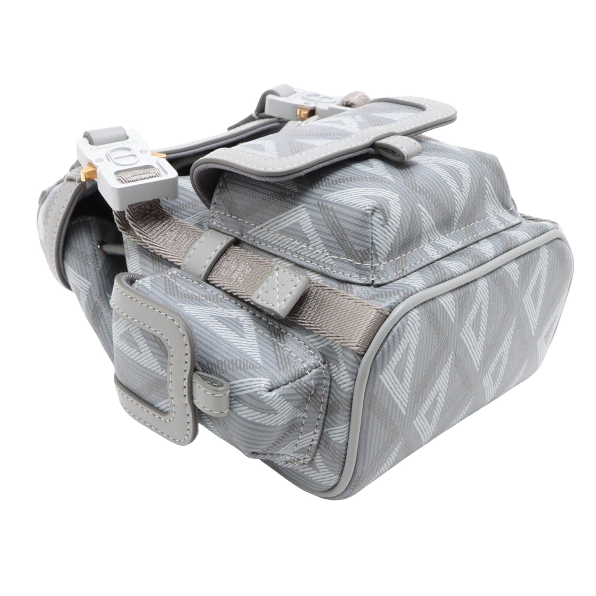 Dior Mini Coated Canvas CD Diamond Hit The Road Backpack