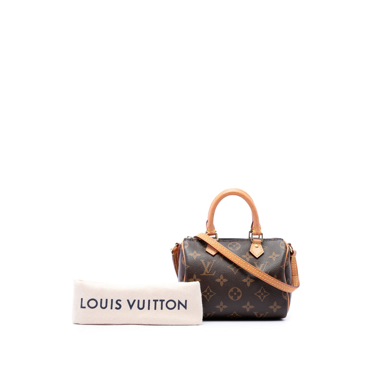 Louis Vuitton Monogram Nano Speedy Bandouliere