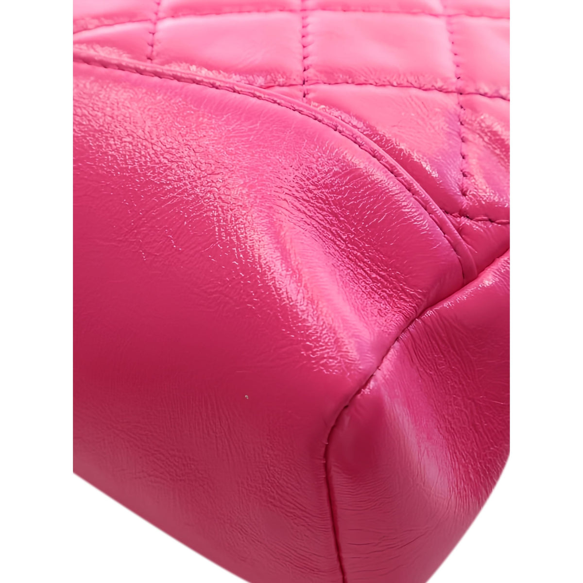 Chanel Large Quilted Glazed Calfskin 31 Shopping Bag — Pink
