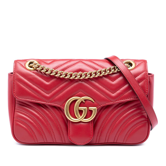 Gucci Medium GG Marmont Matelasse Calfskin Shoulder Bag