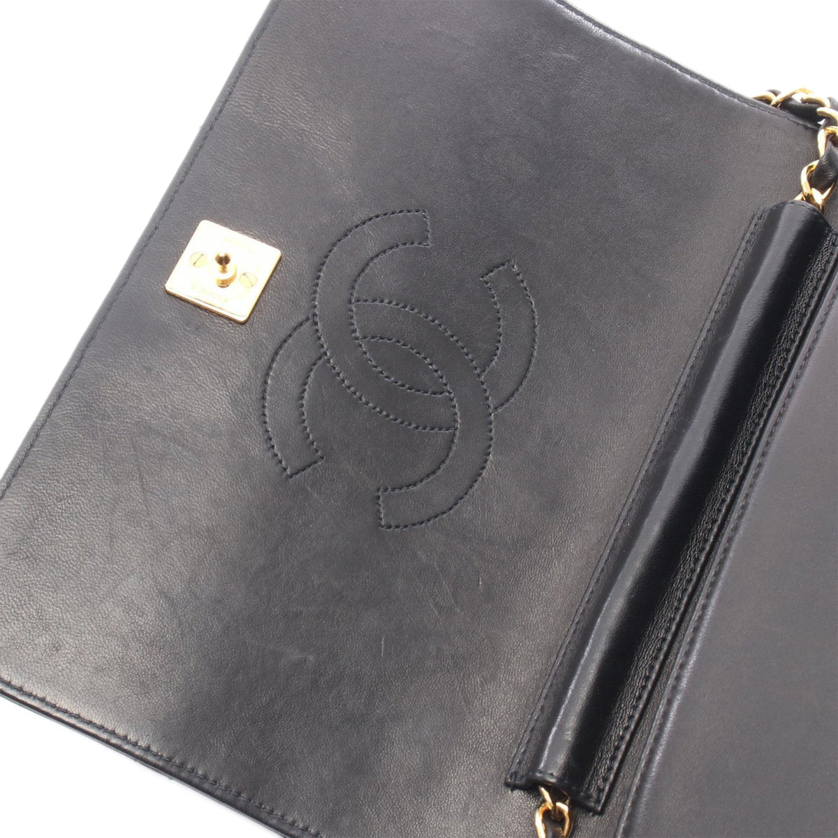 Chanel Medium Quilted Lambskin Full Flap