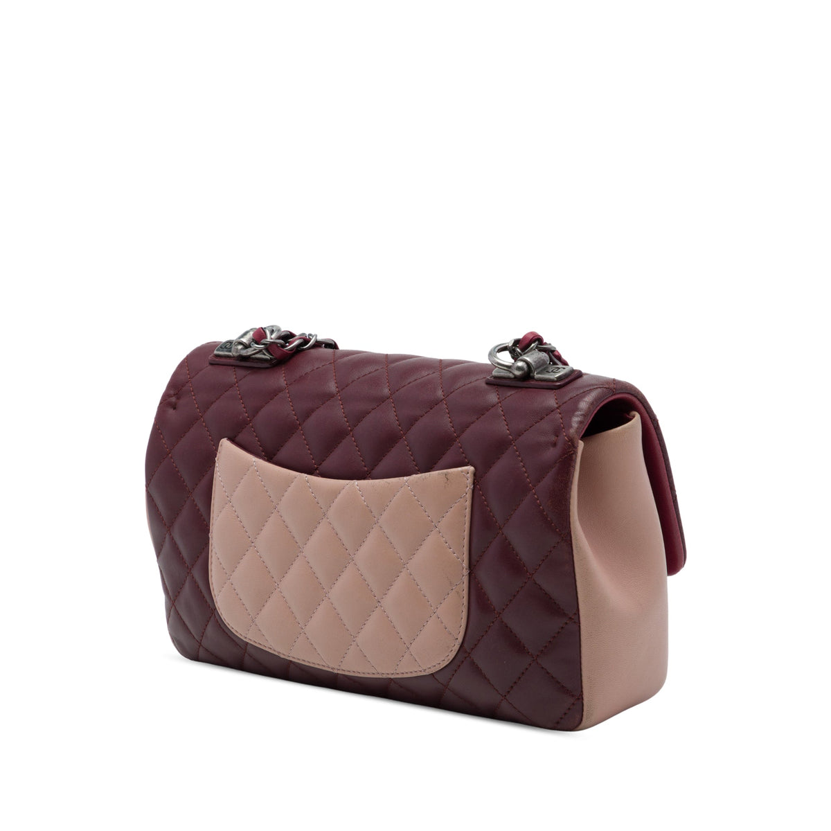 Chanel Paris Edinburgh Medium Classic Tricolor Lambskin Single Flap