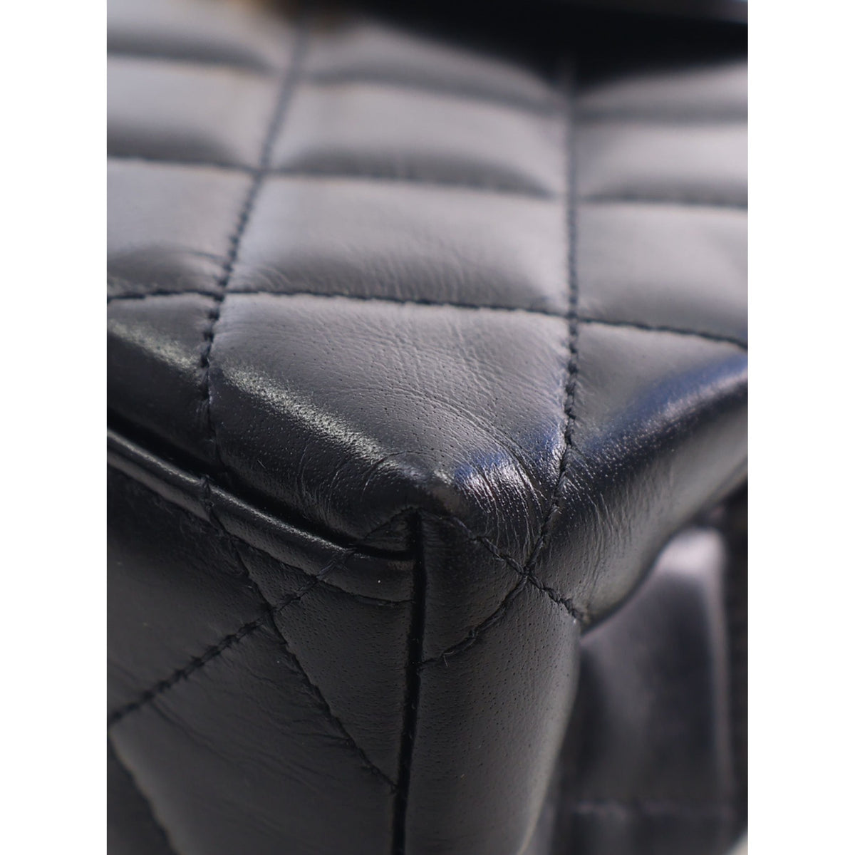 Chanel Nano Aged Calfskin Kelly Shopper Bag — Black