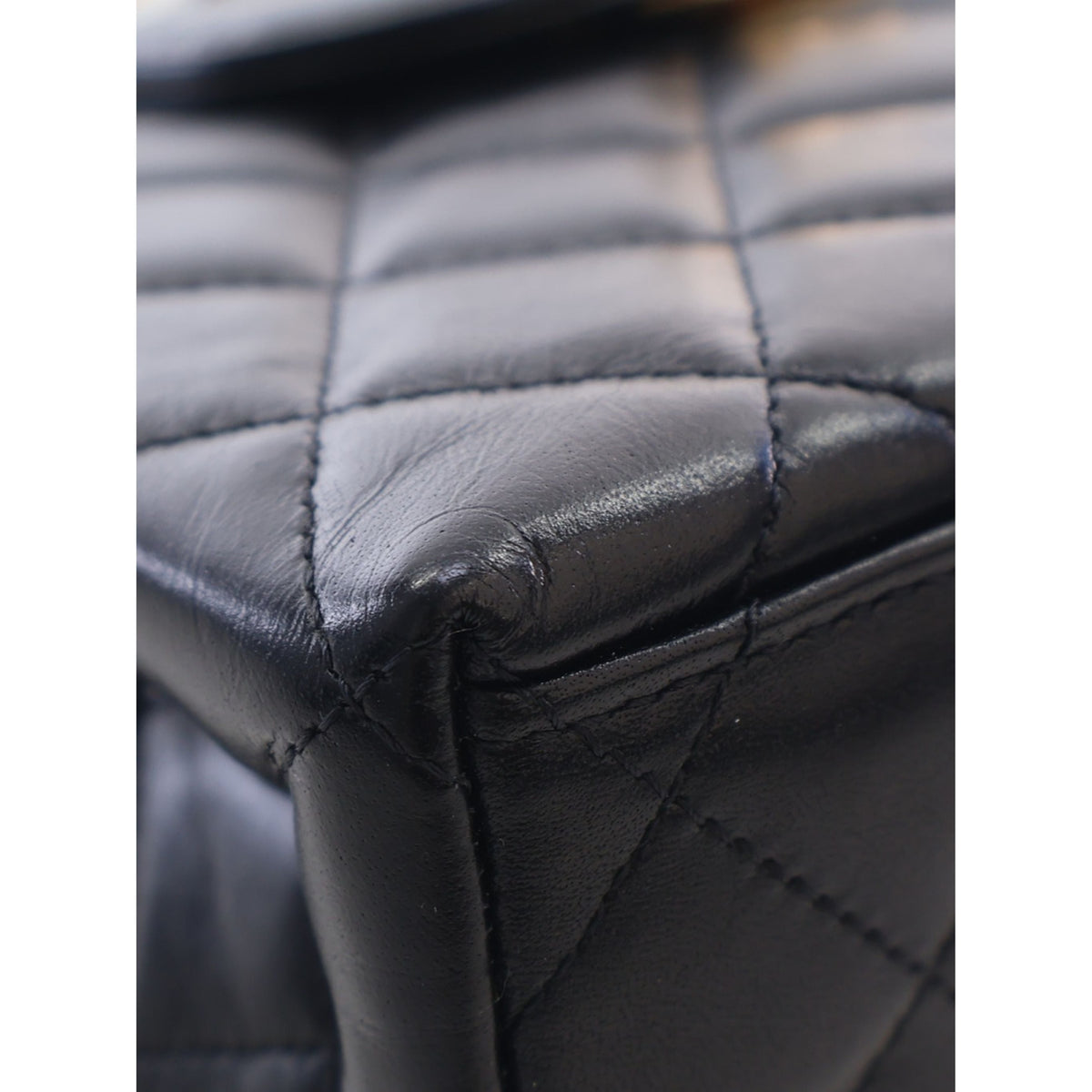 Chanel Nano Aged Calfskin Kelly Shopper Bag — Black