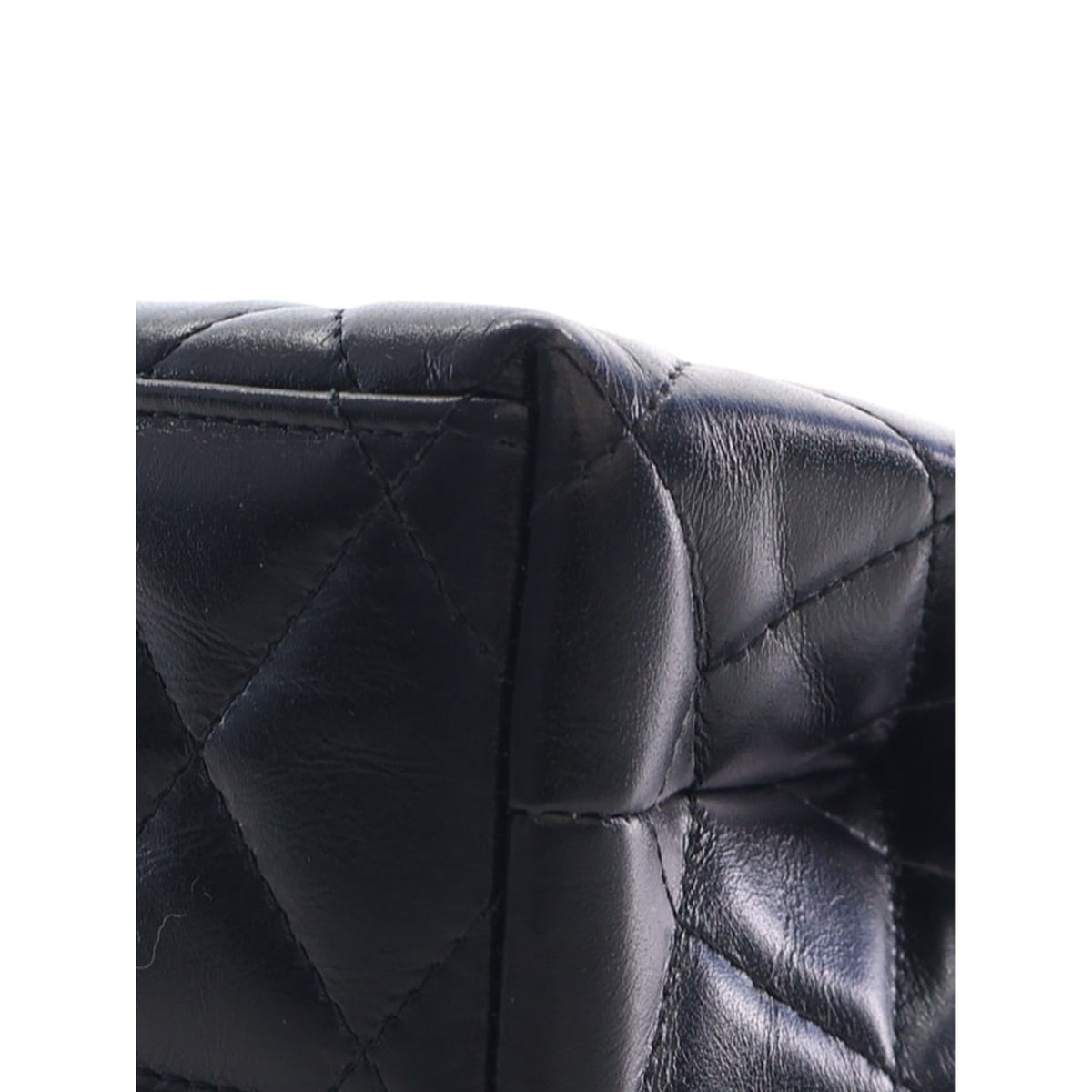 Chanel Nano Aged Calfskin Kelly Shopper Bag — Black