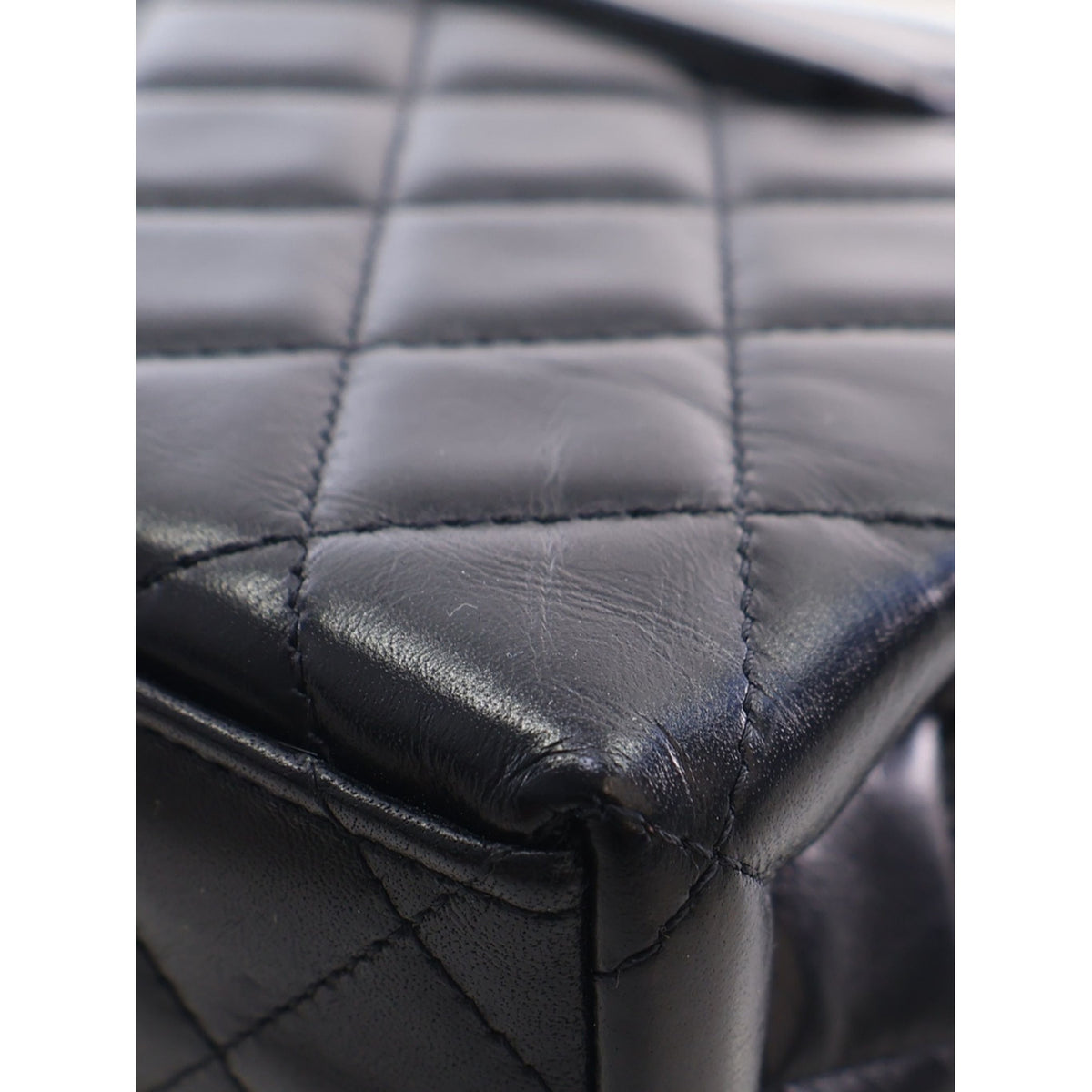 Chanel Nano Aged Calfskin Kelly Shopper Bag — Black