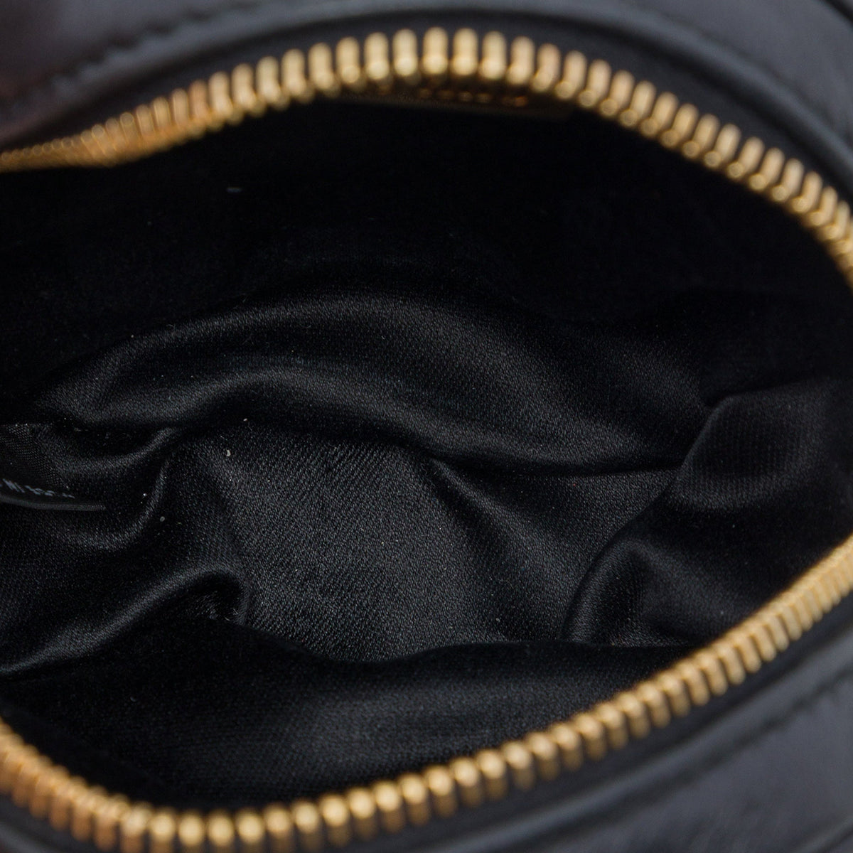 Miu Miu Matelasse Nappa Round Belt Bag — Black