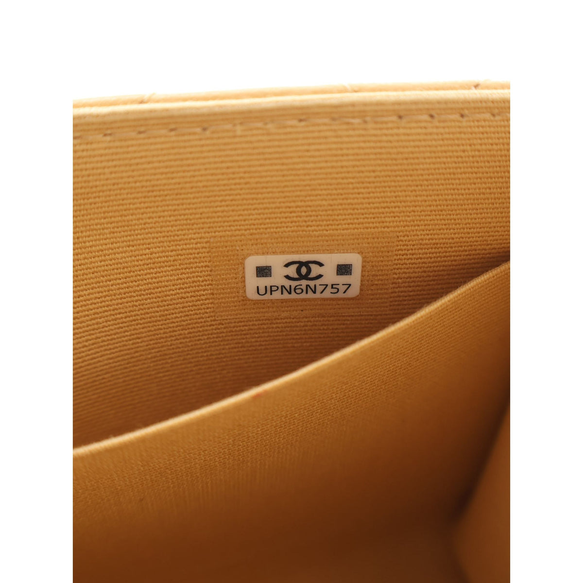 Chanel CC Quilted Lambskin Faux Pearl Top Handle Flap — Beige