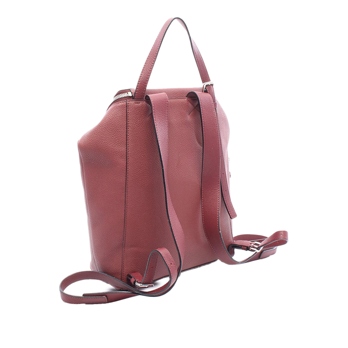 LOEWE Small Leather Goya Backpack — Red