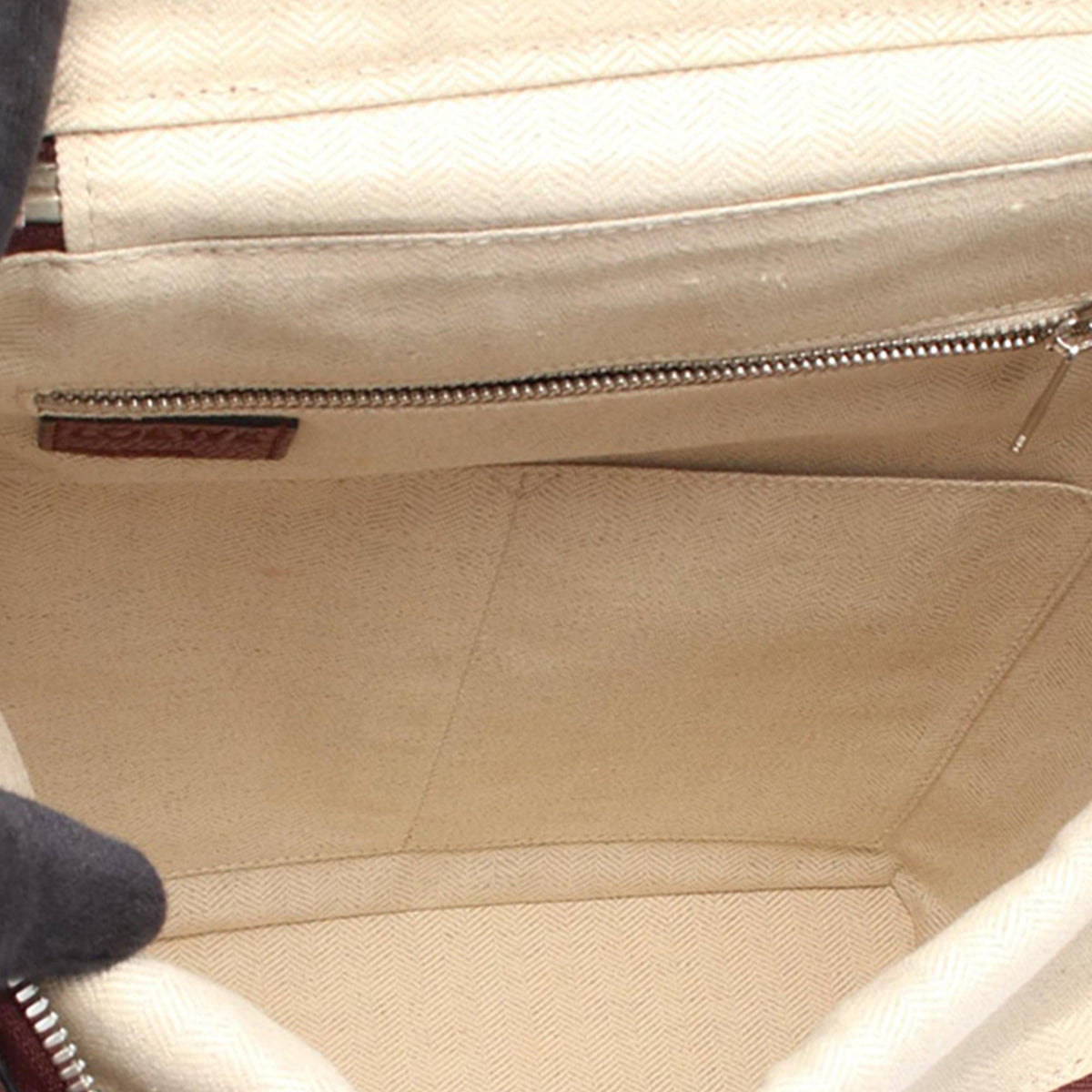 LOEWE Small Leather Goya Backpack — Red