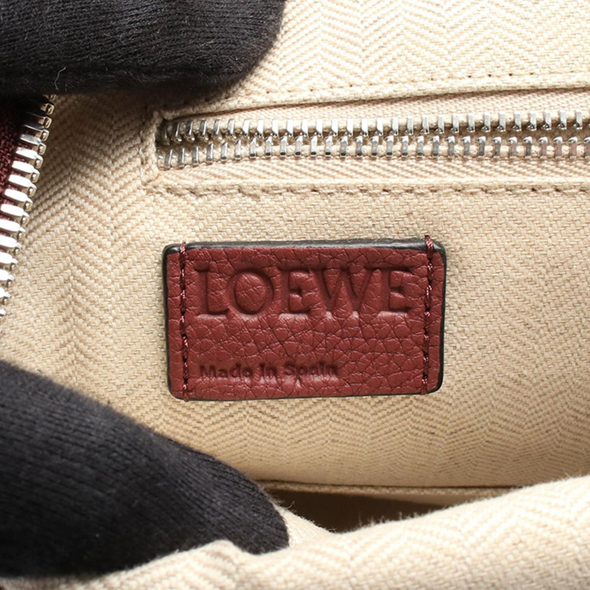 LOEWE Small Leather Goya Backpack — Red