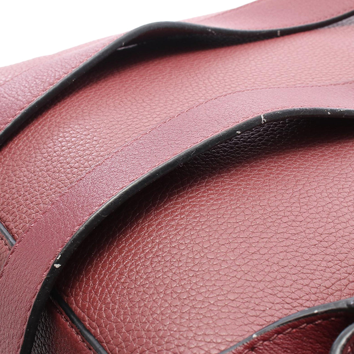 LOEWE Small Leather Goya Backpack — Red