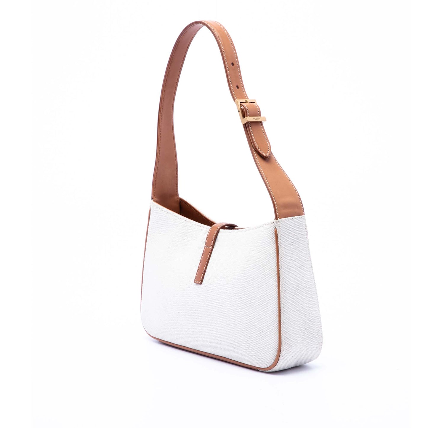 Saint Laurent Canvas and Leather Le 5 a 7