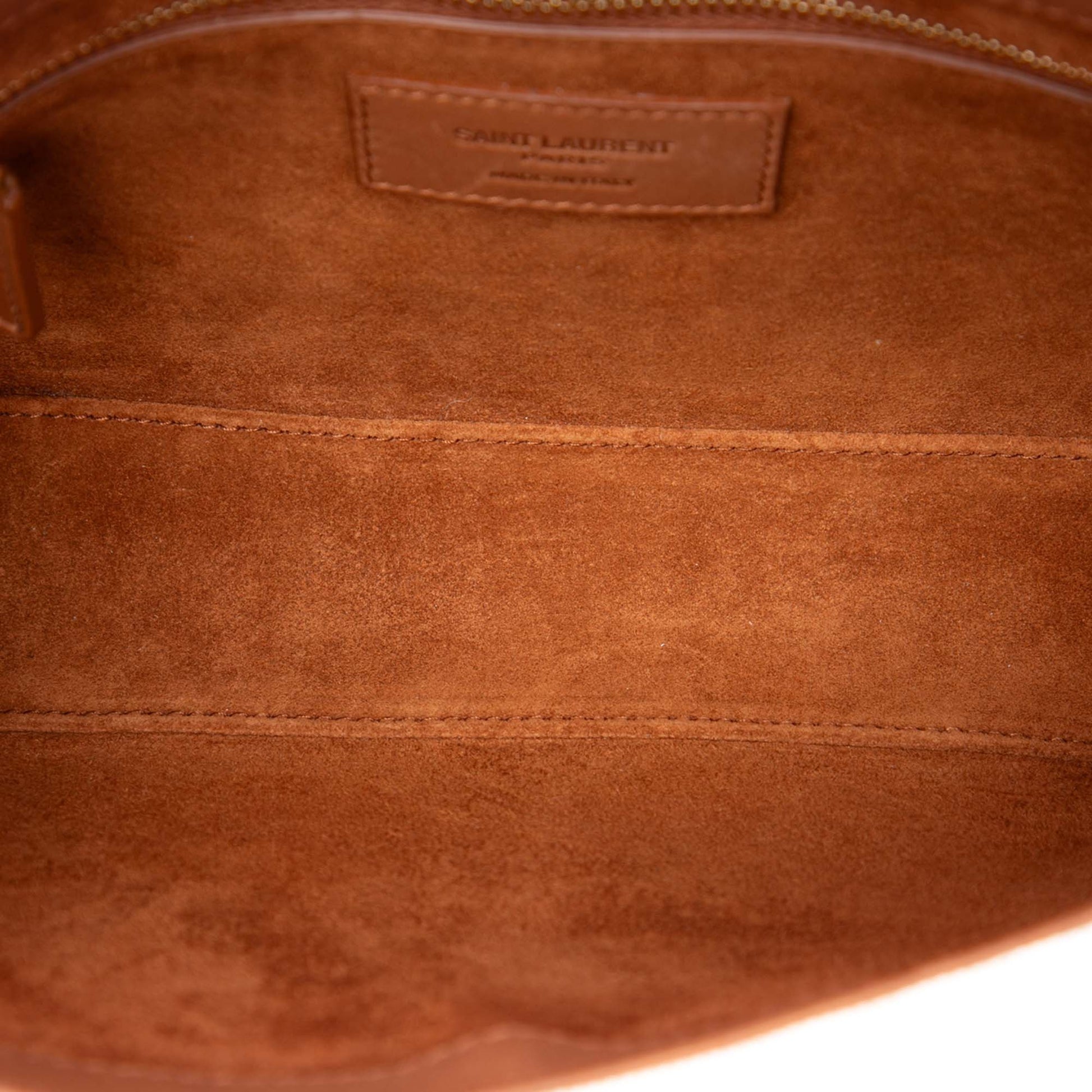 Saint Laurent Canvas and Leather Le 5 a 7