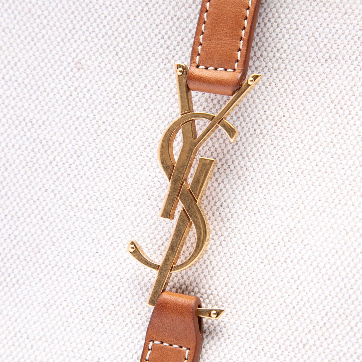 Saint Laurent Canvas and Leather Le 5 a 7