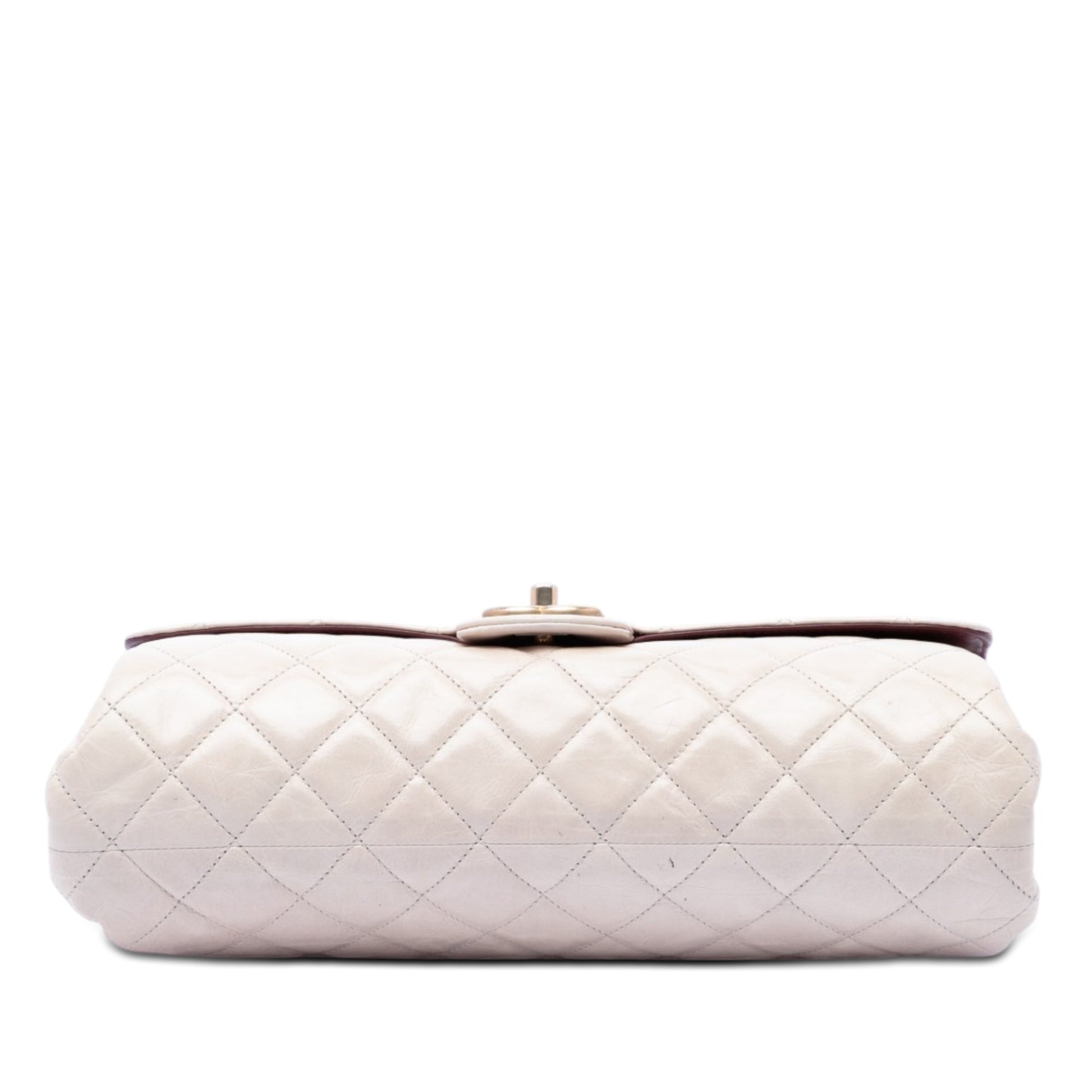 Chanel Jumbo CC Quilted Calfskin Straight Flap