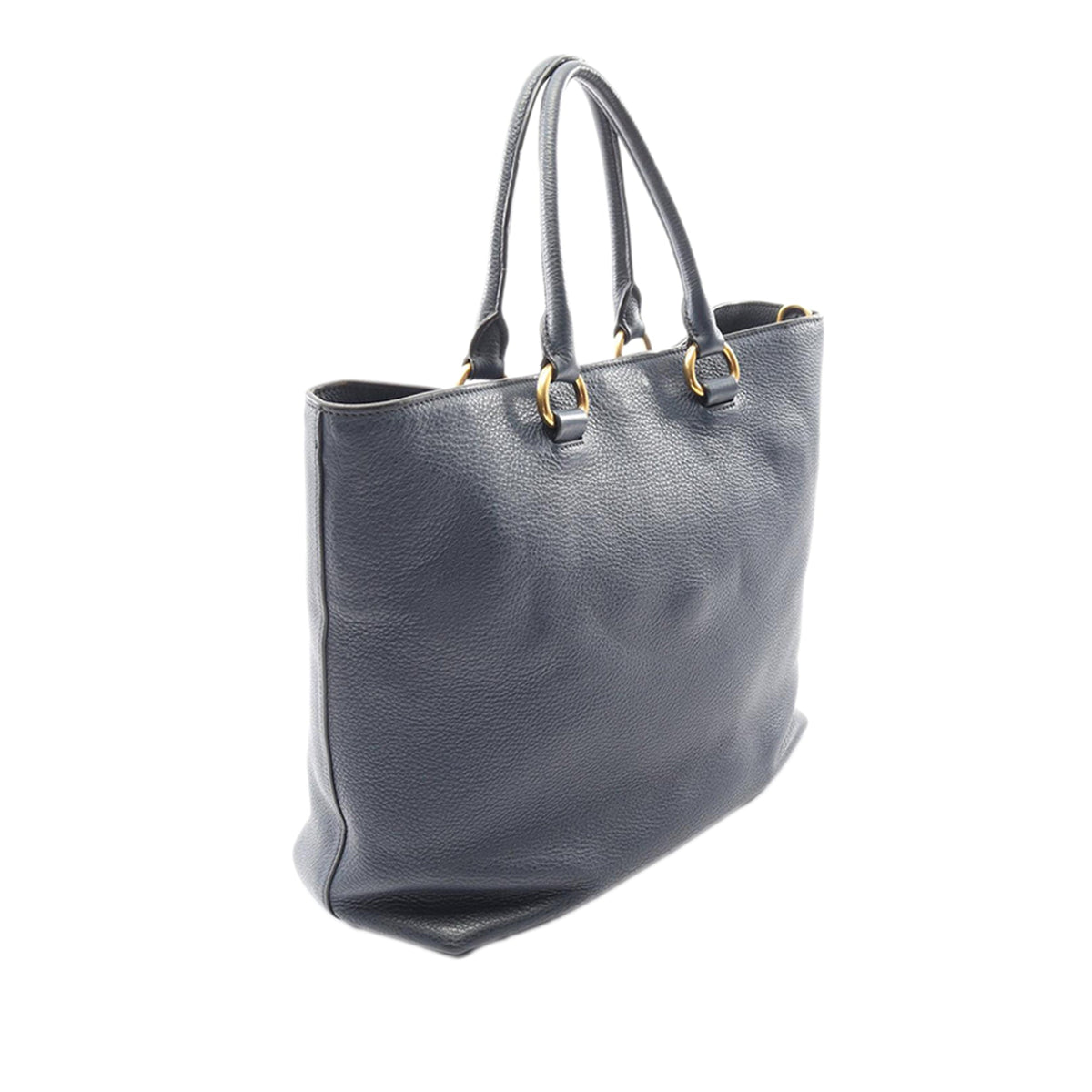 Prada Vitello Daino Open Convertible Tote