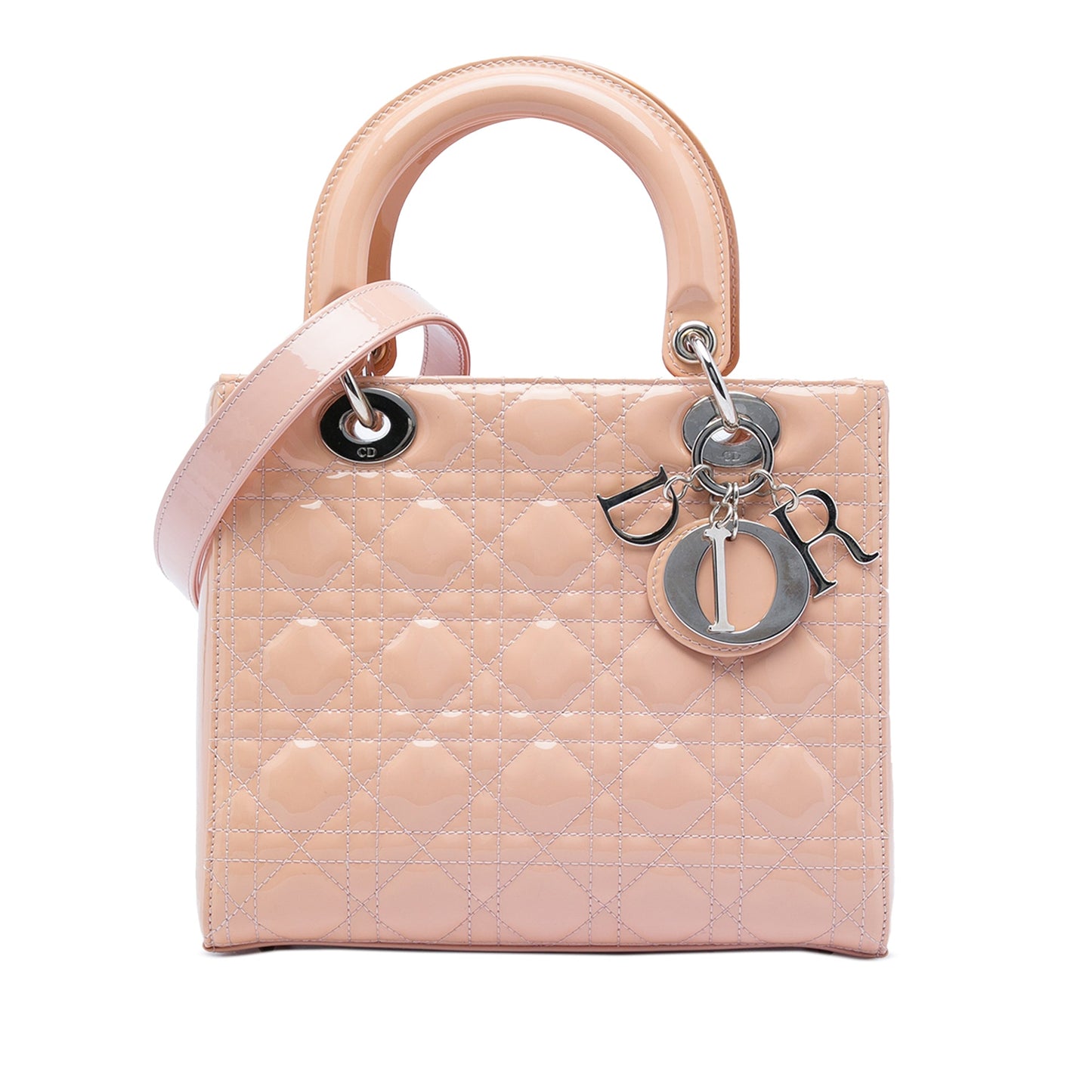 Dior Medium Patent Cannage Lady Dior
