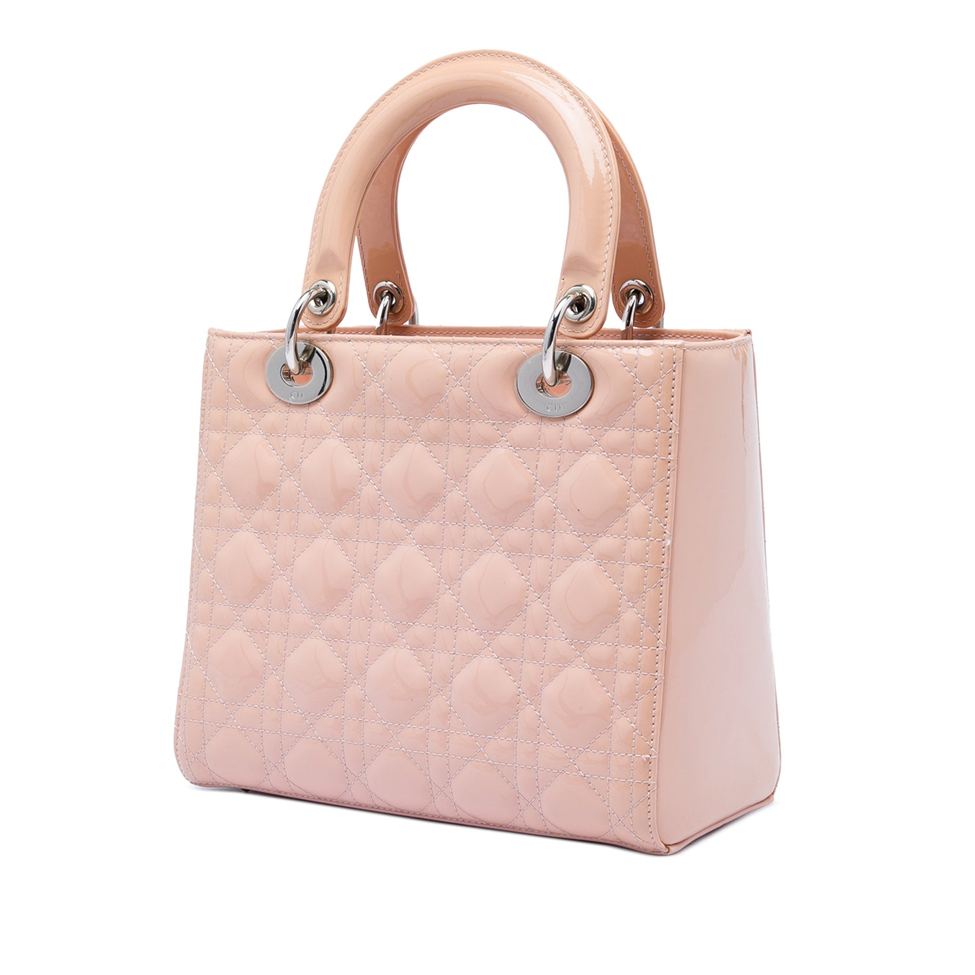 Dior Medium Patent Cannage Lady Dior