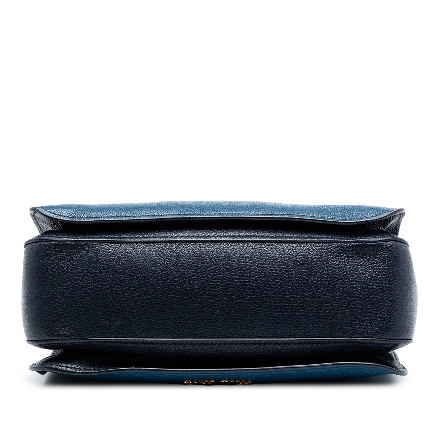 Miu Miu Bicolor Goatskin Madras Satchel