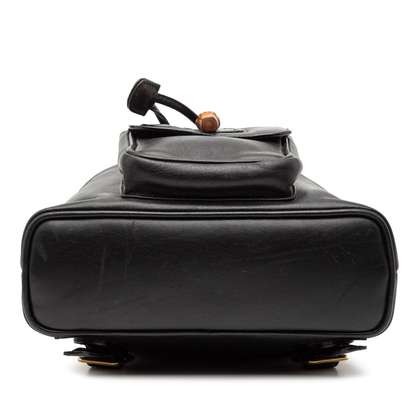 Gucci Leather Bamboo Backpack