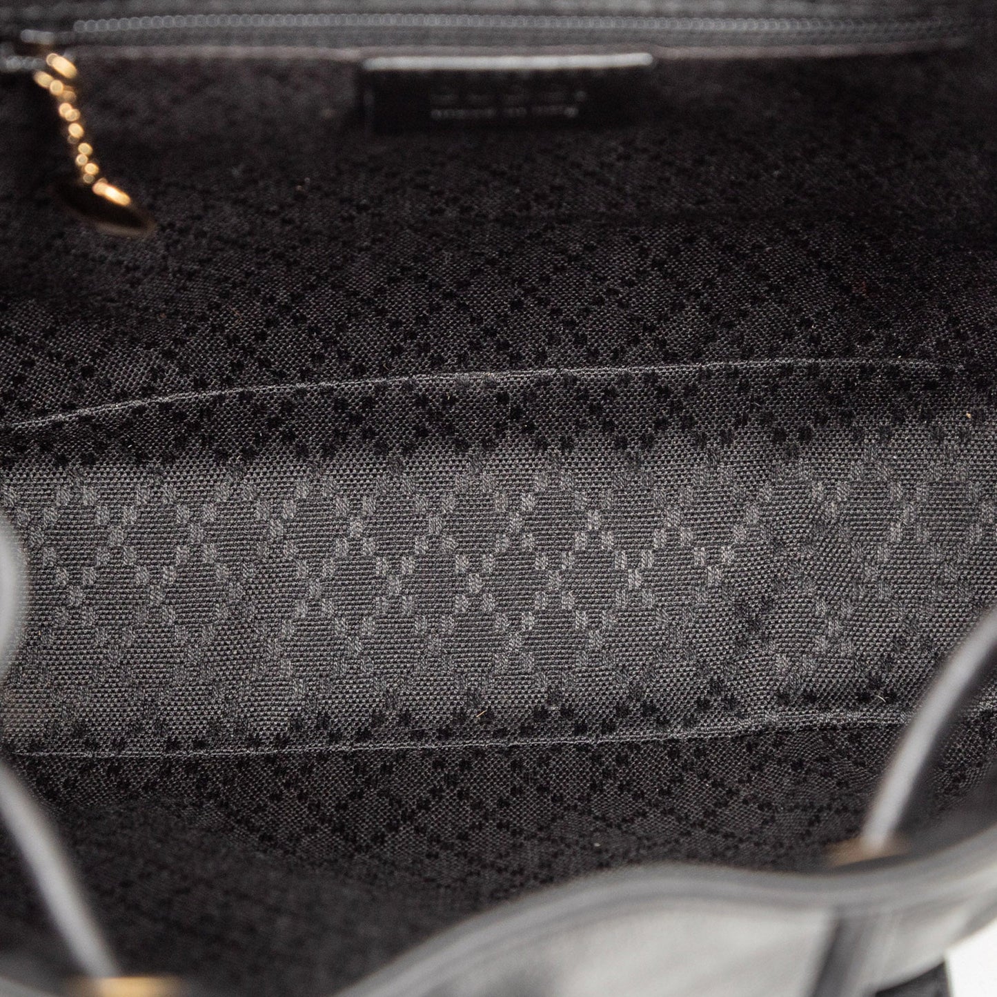 Gucci Leather Bamboo Backpack