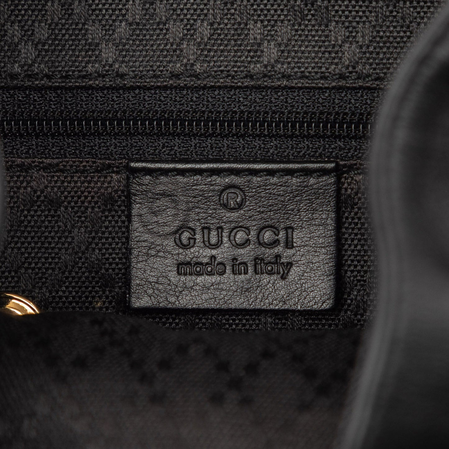 Gucci Leather Bamboo Backpack