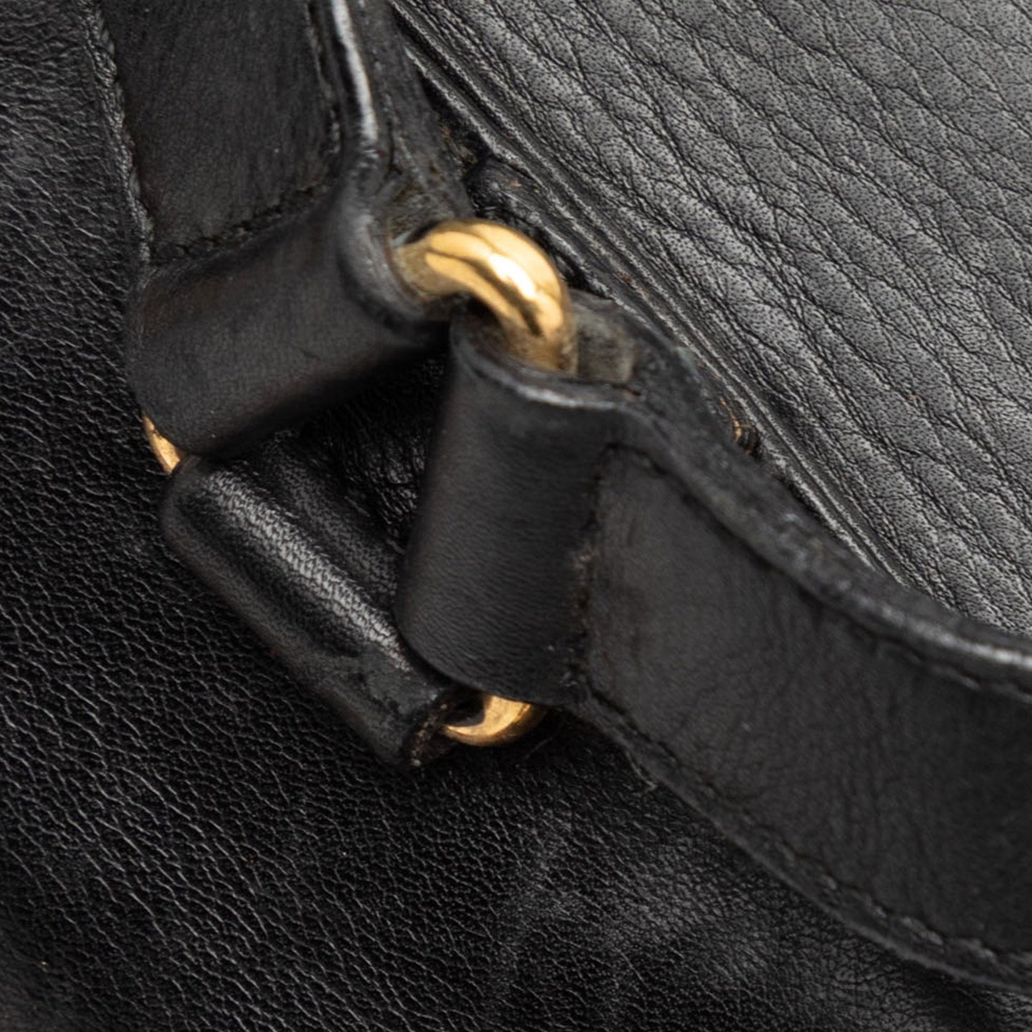 Gucci Leather Bamboo Backpack