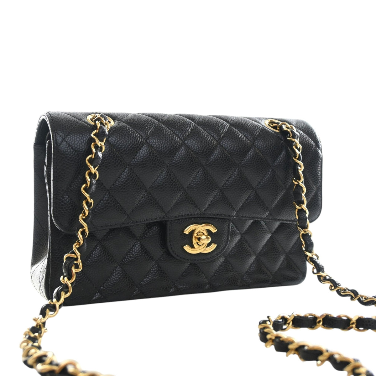 Chanel Small Classic Caviar Double Flap