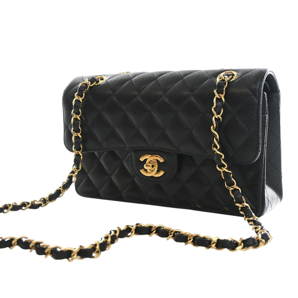 Chanel Small Classic Caviar Double Flap